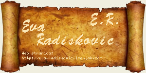 Eva Radišković vizit kartica